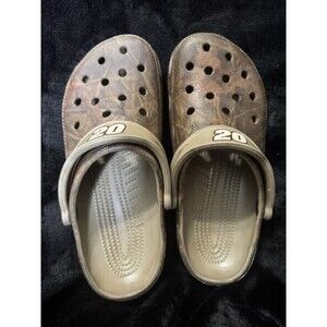 NASCAR Number 20 Camo Crocs W 10-11 M 8-9